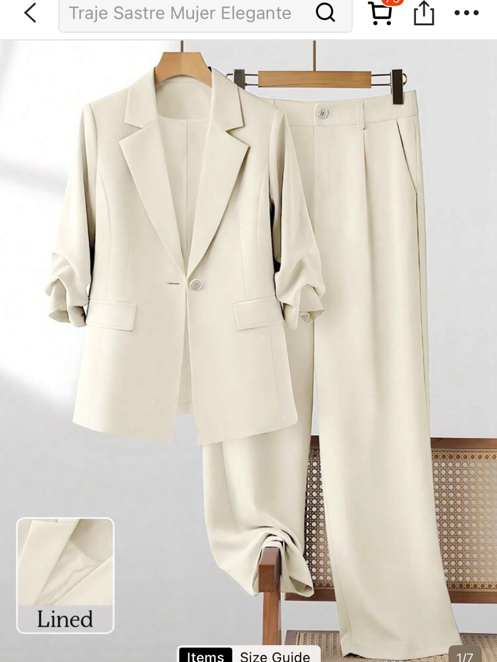SHEIN white Womens Blazer & Trousers Set